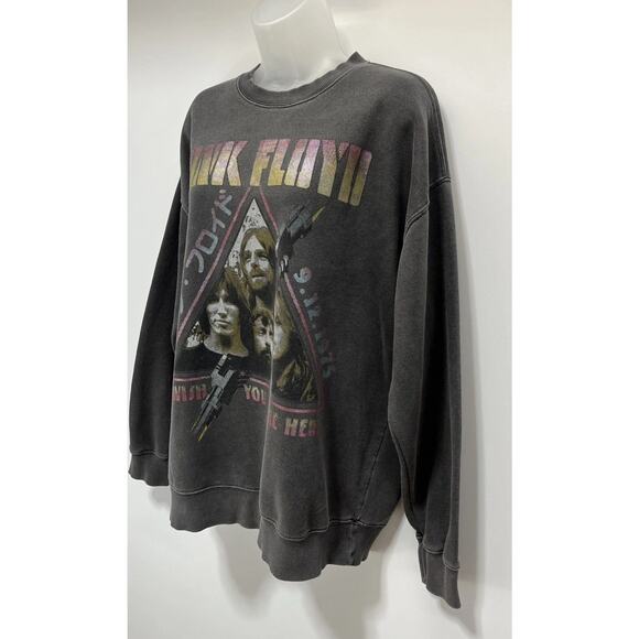 Buckle Goodie Two Sleeves Pink Floyd Oversized Sweater Size Medium - Picture 2 of 7